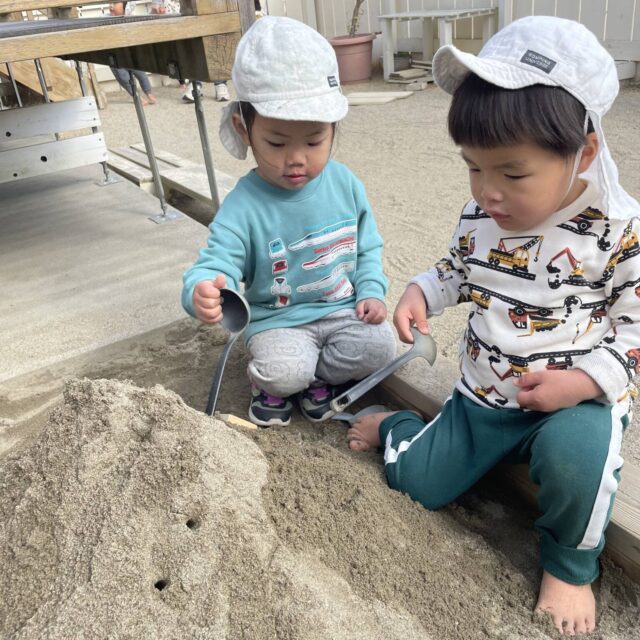 砂遊び✨