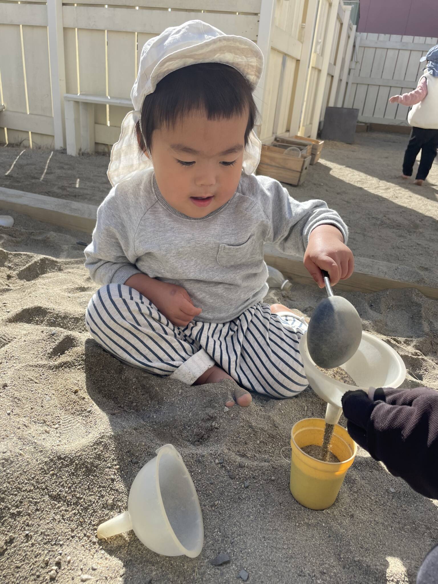 園庭はポカポカ☀️