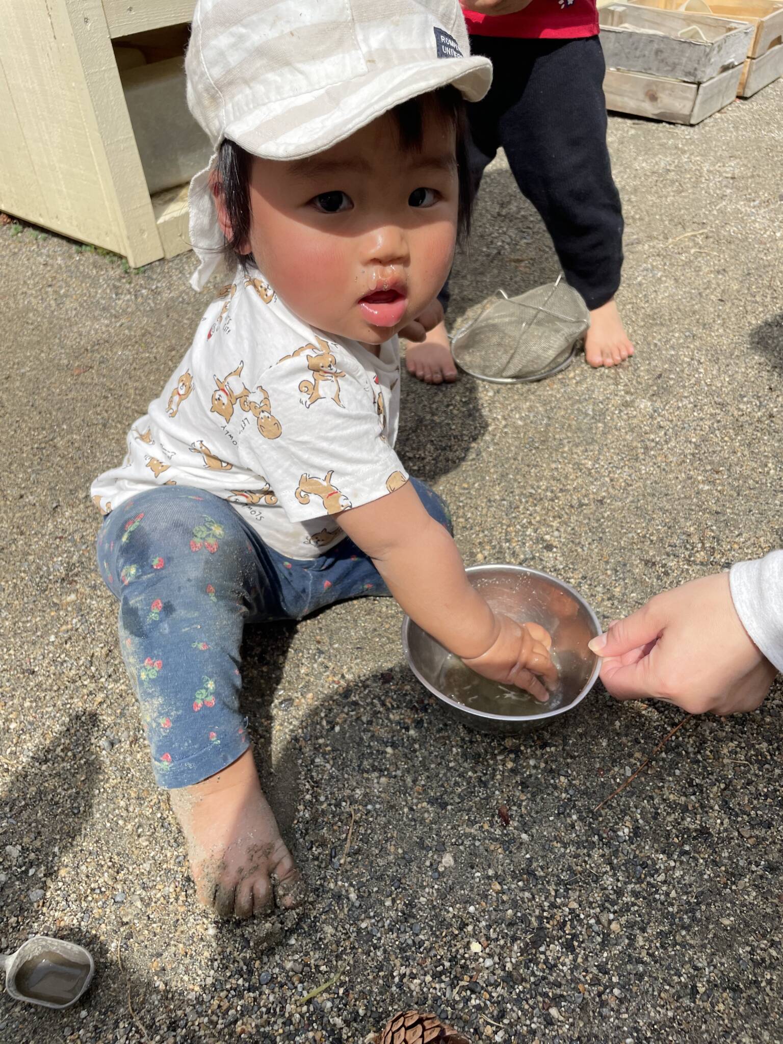 水を使って🪣