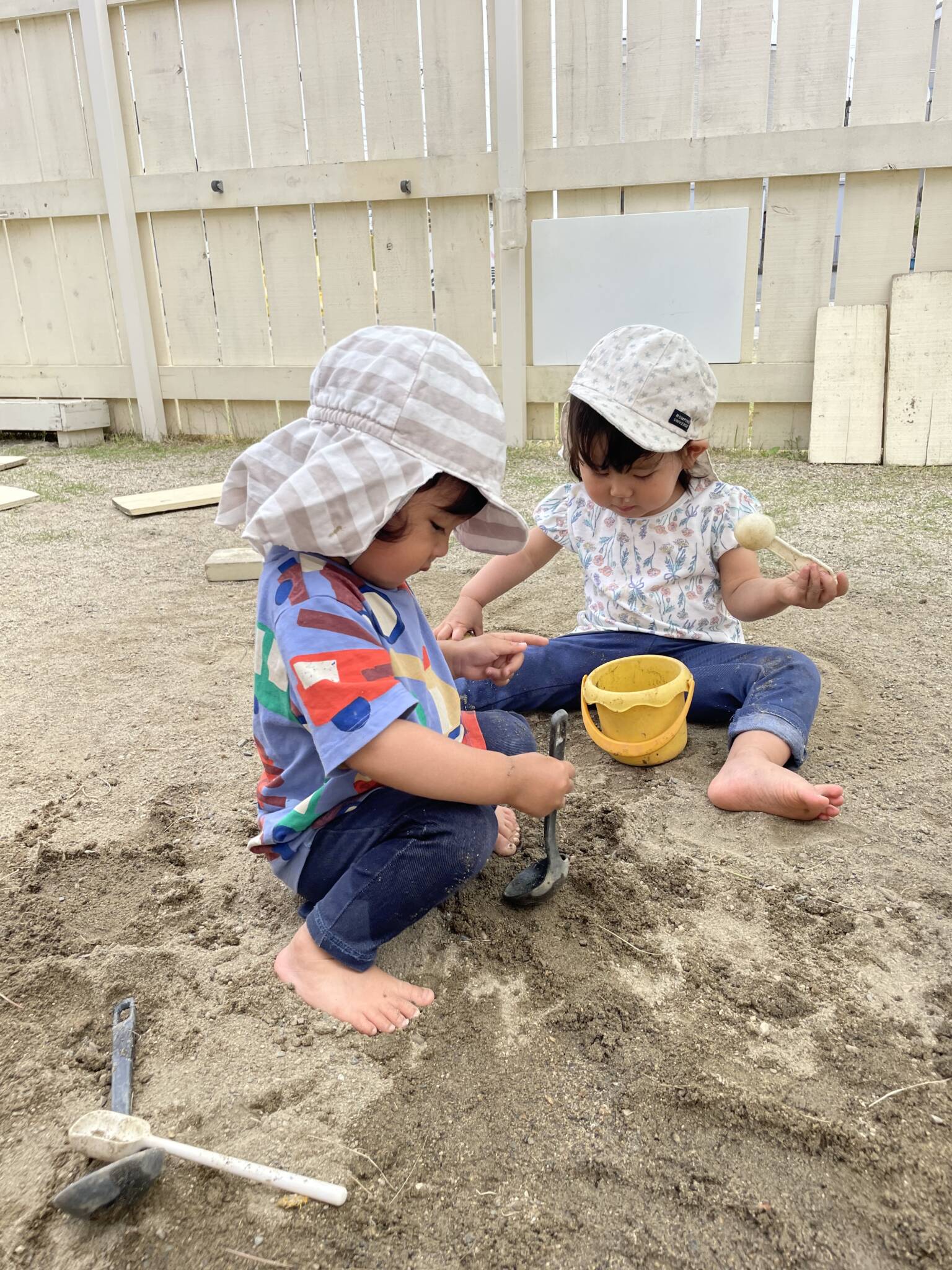 裸足、気持ちいいね