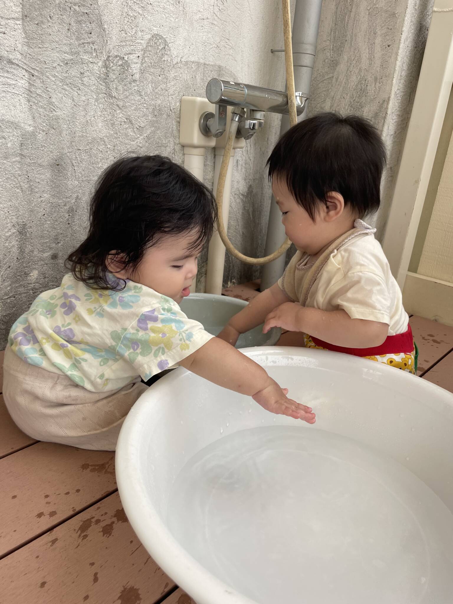 お水ちゃぷちゃぷ〜😊