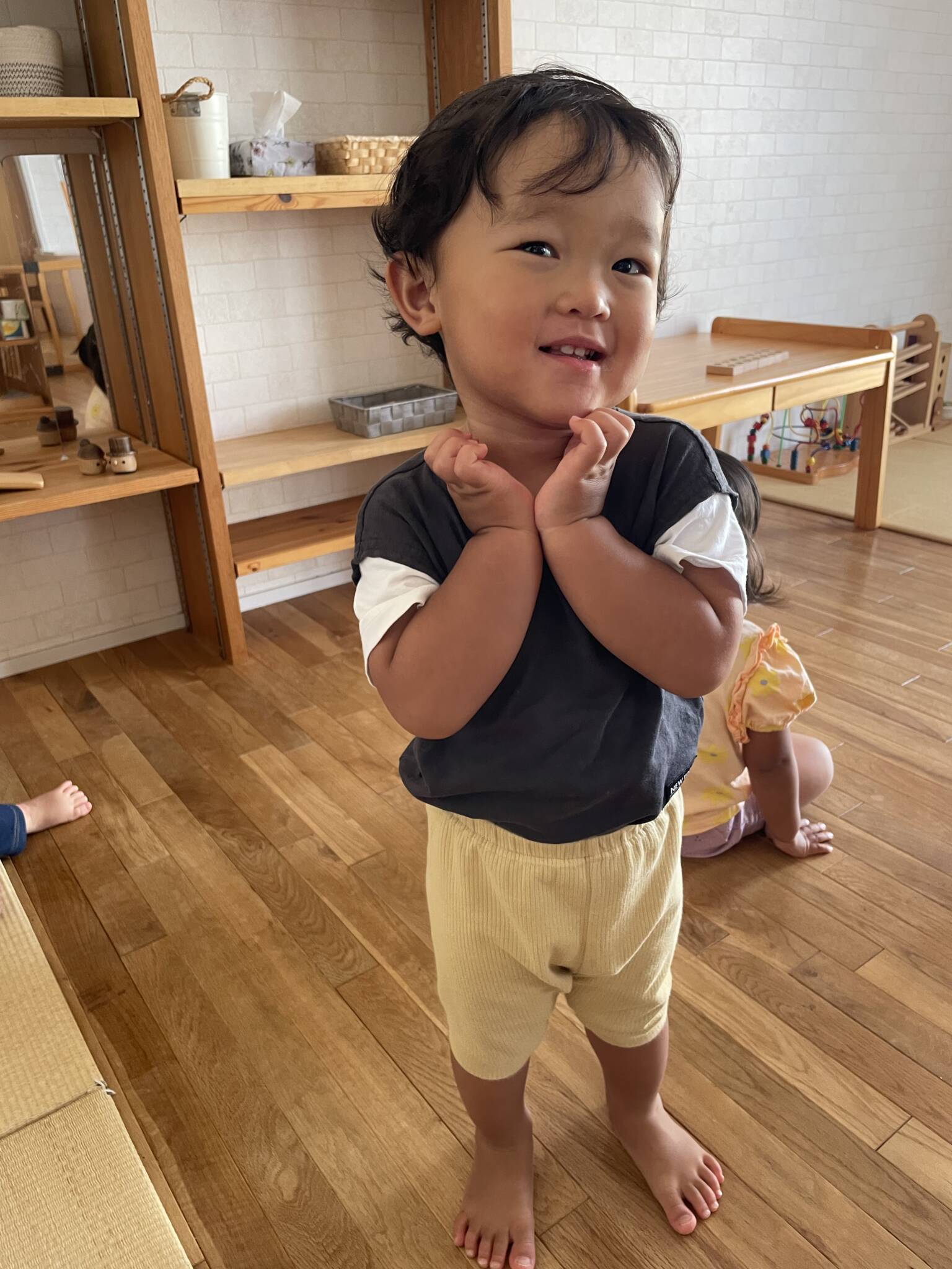 寝起きのお顔😊